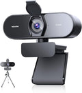 4K Webcam with Sony Sensor PDAF Autofocus 1080P@60FPS 2 Noise Reduction Mics Auto Light Correction USB Plug&ampPlay Privacy Cover 79°FOV Streaming Camera for PC Mac Laptop Video Calls