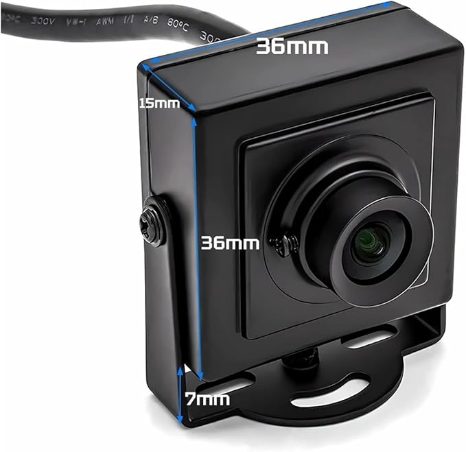 87 Degree 2mm No Distortion 2K USB HD PC Webcam Play 30FPS 170ms Delay Mini Metal Box Live Streaming UVC USB Camera