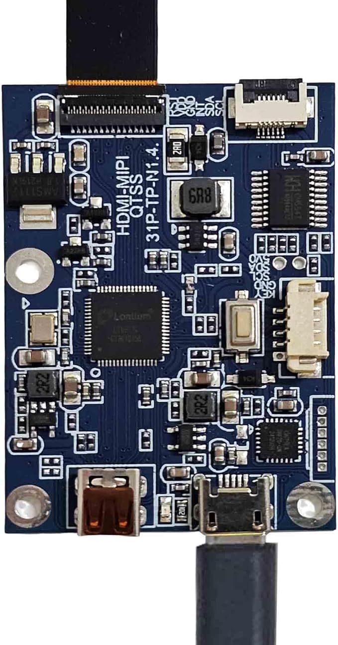 2.28 2.28 inch 368x552 600nit Mini IPS MIPI LCD Screen and Micro USB Control Board 31 pins