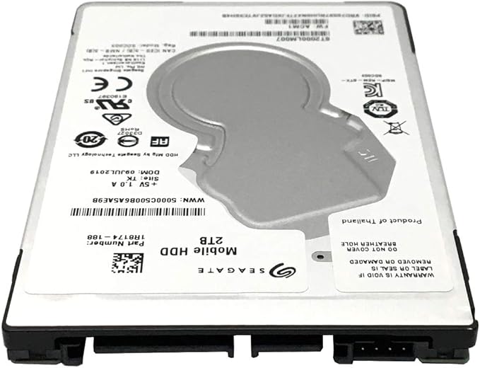 Seagate 2TB SATA 5.4K RPM 32MB 2.5IN (ST2000LM007)