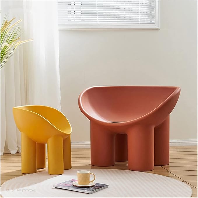 Adjustable Office Computer Chair with Armrest Elephant Leg Chair Footstool Home Stool Outdoor(Red Stool)