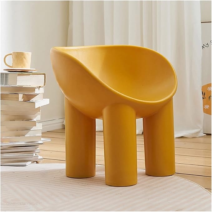 Adjustable Office Computer Chair with Armrest Elephant Leg Chair Footstool Home Stool Outdoor(Red Stool)