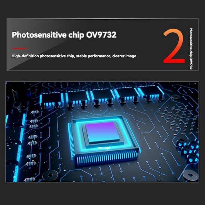 2PCS OV9732 Camera Module 1MP 1280x720 30fps USB Free Driver Manual Focus with 1 Meter Cable for WinXP/7/8/10