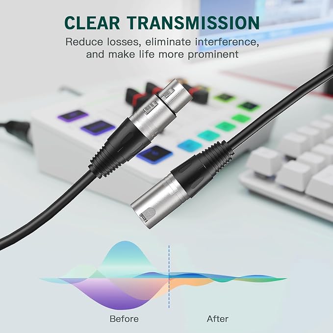 FIFINE Dynamic Gaming Equipment Set for Recording Podcast XLR Mic Gaming Mixer Heavy Duty Boom Arm 3.5mm/6.35mm Studio Headphones with XLR Cable Bundle for Vocal Voice-Over YouTube