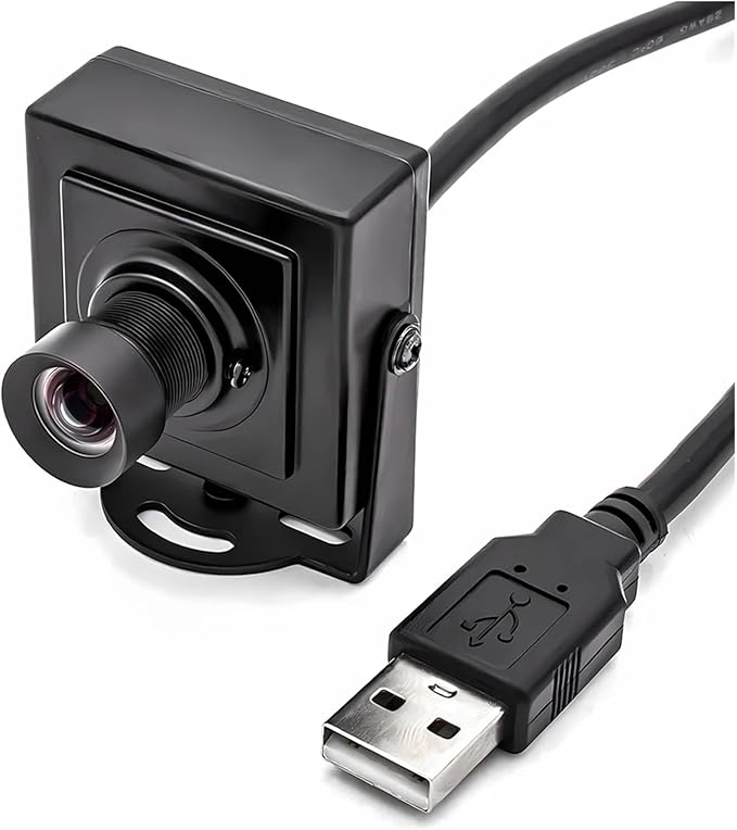 36 Degree 8mm No Distortion 2K USB HD PC Webcam Play 30FPS 170ms Delay Mini Metal Box Live Streaming UVC USB Camera