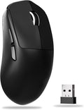 X23Pro Wireless Gaming Mouse 2.4G/BT5.0/USB-C Esports Gaming Mouse 800mAh Rechargeable Lightweight Mouse Gaming 12000 DPI Wireless Mouse with 6 Programmable Buttonsfor Laptop/PC/Mac Black