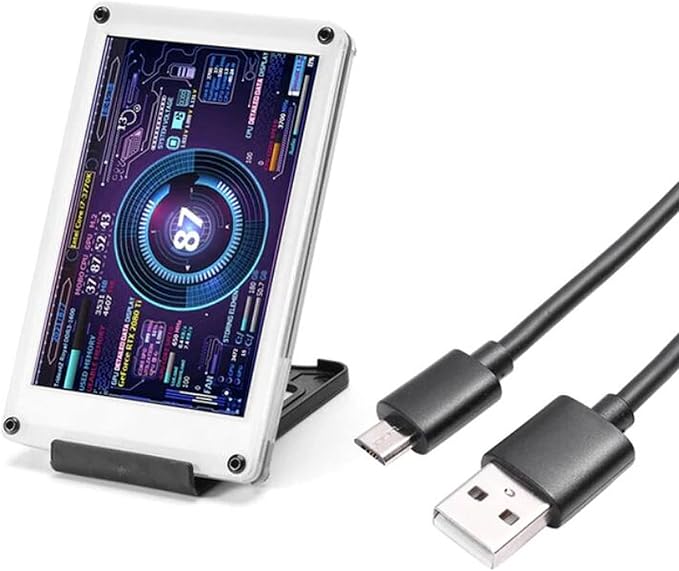 Acogedor 3.5 Inch IPS USB Mini Screen Computer Temp Monitor PC CPU GPU RAM HDD Data Monitor PC Sensor Panel Display with Visual Theme Editor