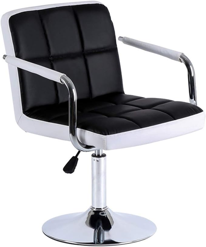 Mlaea Home Office Desk Chair Computer Racing Gaming Chair with Adjustable Height TV Station Lounge Laboratory Chair 44 * 44-54CM(Color:#6)