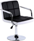 Mlaea Home Office Desk Chair Computer Racing Gaming Chair with Adjustable Height TV Station Lounge Laboratory Chair 44 * 44-54CM(Color:#6)