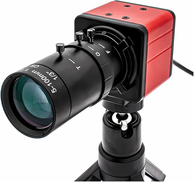 4K Mini POE IP Camera 3 4 5 8MP Security Protection Webcam 100mm Manual Varifocal Lens Industrial Network Camera