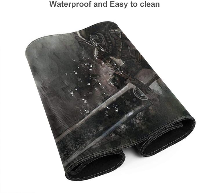 Berserk-Guts Anime Mouse Pad 15.7 X 35.4 Inch (40 X 90 cm) Soft Gaming Mouse Mat Ultra Thick 3mm Extended Large Pattern_1 One Size