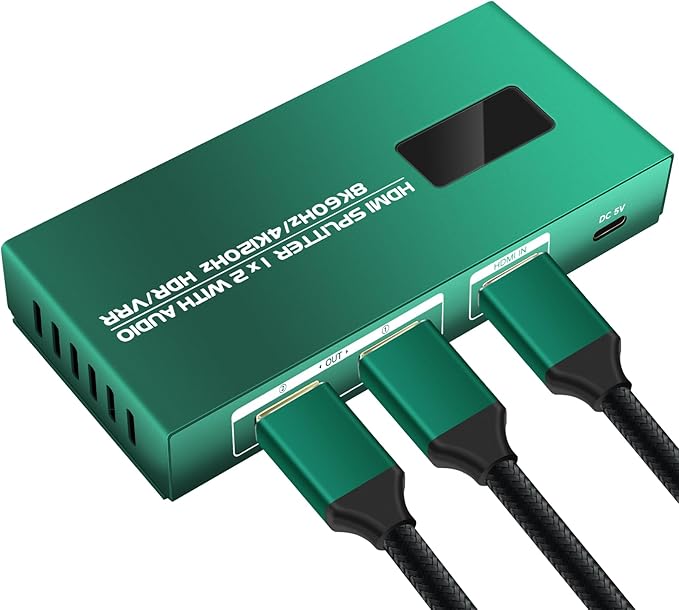 Kvm Switch 4 Monitors 2 Computers Displayport HDMI 4K 240Hz Hotkey Switching kvm Switches 4 Monitors 1440P 144Hz 165Hz 240hz Qual Monitor Switch displayport HDMI FreeSync G-SYNC (1 Monitor 2 PC)