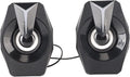Wired SpeakerUSB Computer Speakers with RGB Lights Mini Portable Soundbar with 3D Surround Stereo and Play Anti-Slip Design USB Powered Laptop Speakers for Desktop Laptop PC(Black)