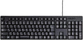 ELECOM USB Wired Keyboard Membrane Type [Black] TK-FFCM01BK (Japan Import)