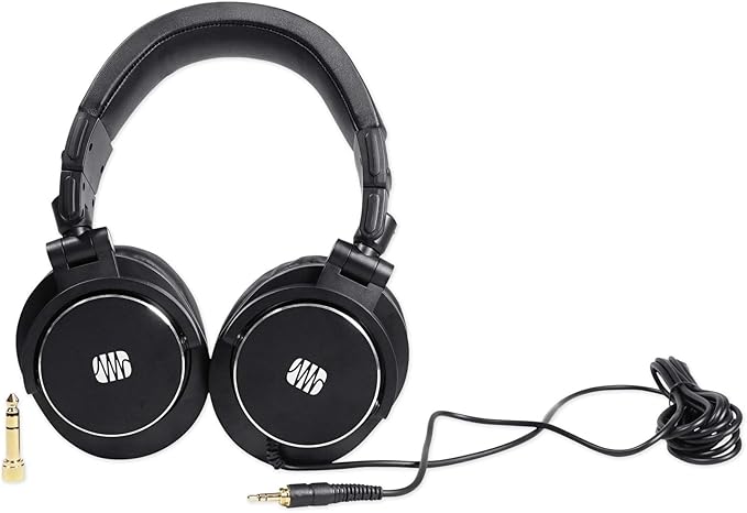 Audiosavings Bundle: Se Electronics VR1 Voodoo Passive Ribbon Microphone w/Gold Plated XLR Connector Bundle with Free Presonus HD9 Pro Closed-Back Studio Reference Monitoring Headphones (2 Items)