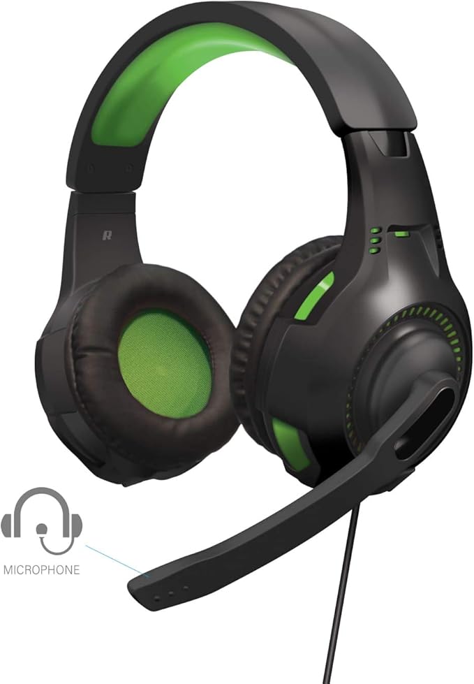 Armor3 Soundtac Universal Gaming Headset (Green) for Xbox Series X/Xbox Series S/Nintendo Switch/Lite/ PS4/ PS5/ Xbox One/Wii U/PC/Mac - PlayStation 5