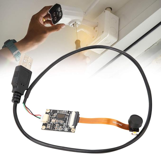 plplaaoo High Definition USB Camera Module 2 Megapixel 120° Wide Angle OTG Plug and Play No Driver UVC Compatible for PC Laptop Android Devices
