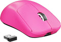 X23Pro Wireless Gaming Mouse 59g Ultra-Lightweight 800mAh Rechargeable Mouse PAW3311 Sensor 12000 DPI Tri-Mode Wireless Mouses with 6 Programmable Buttons Grip Tape for PC/Mac Pink