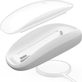TATOFY Mouse Charger Compatible with Magic Mouse 2 (Lighting) Grip with Wireless Charging Support Ergonomic Base (White)