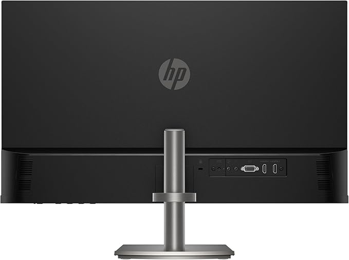 HP 27 IPS FHD Monitor with 5ms Response Time Anti-Glare Flicker Free 100Hz Refresh Rate 300 nits Brightness VGA HDMI &amp Dockztorm USB Port Expander Black/Metal Gray Color