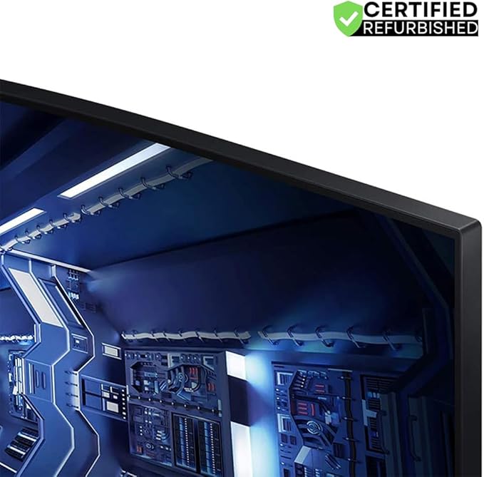 Samsung LC34G55TWW 34 inch Odyssey G55T WQHD 165Hz 1ms(MPRT) HDR Curved Gaming Monitor (Renewed) Bundle with 2 YR CPS Enhanced Protection Pack