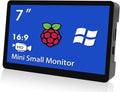 HMTECH Raspberry Pi Monitor 7 Inch HDMI Monitor 800x480 LCD Screen Display with Case Second/Extend Screen for Raspberry Pi 400/4/3/2/Zero/B/B+ Jetson Nano Win11/10/8/7 Dual Speakers Non-Touch