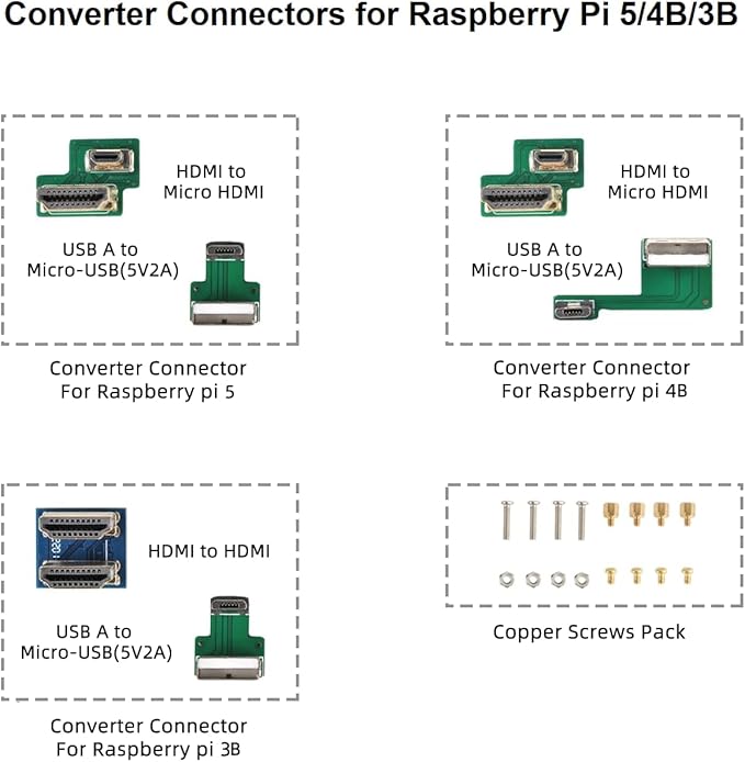 5.5 Inch Touchscreen Monitor for Raspberry Pi LCD Display 1920 * 1080 for Pi RPi 5/4/4B/3B+/3A+ HDMI Support Windows Horizontal Display in Default