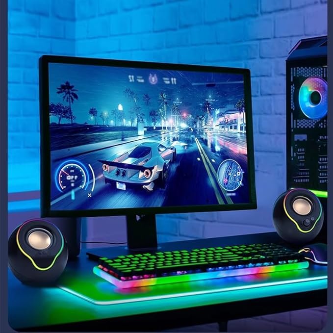 Computer Audio Desktop Home Desktop Heavy Bass Wired Small Speaker Laptop Speaker
