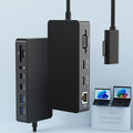 for New MS Surface Dock Triple Display with Power Supply12 in 1 Surface Pro Docking Station Dual 4K HDMI+VGA for Surface Pro 9/8/X/7/6/5/4/3Surface Laptop go/5/4/3/2/1Surface Book 3/2/1