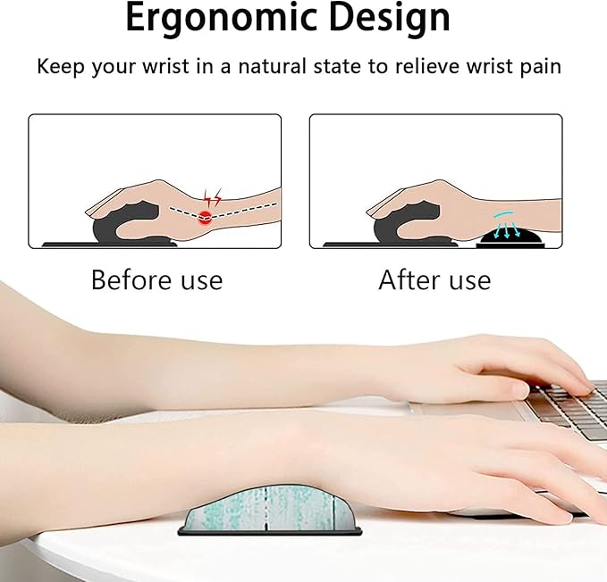 Large Mouse Pad Extended Office Desk Pad 31.5x11.8in Ergonomic Memory Foam Mouse Wrist Rest Support for Home Office Computer Writing Pad Cute Psalm 46：5 Pink Hyacinth Pattern XXL Gaming Mouse Mat