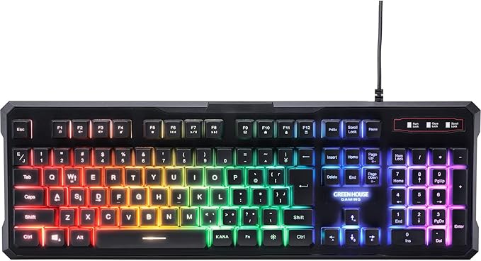 Greenhouse GH-GMSETA Gaming Device Set Mouse Keyboard Headset Mouse Pad Wired Game Entry Model Beginners PC