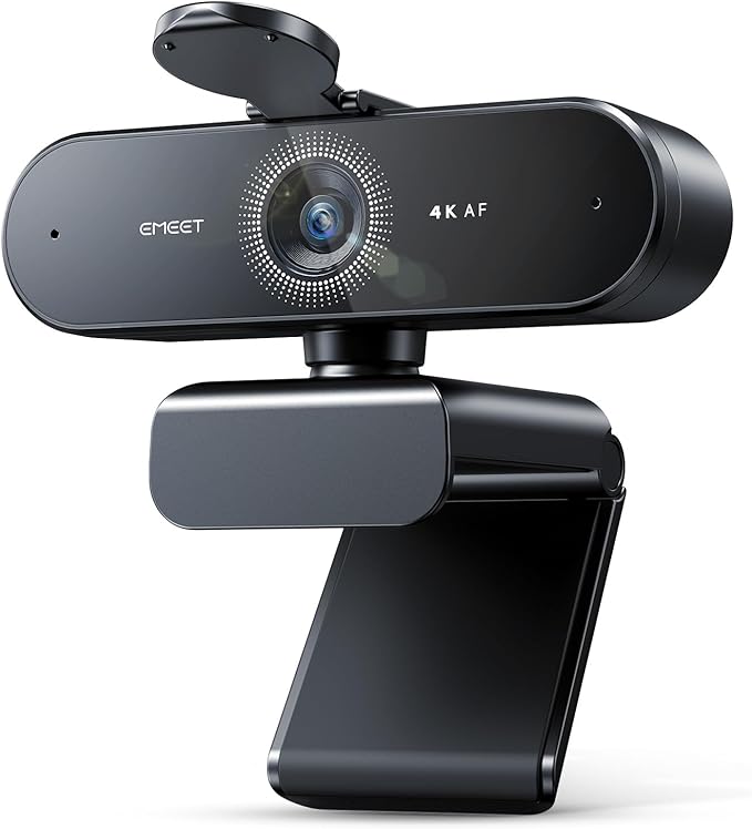 EMEET NOVA 4K PDAF Autofocus Webcam and M0 Plus Speakerphone
