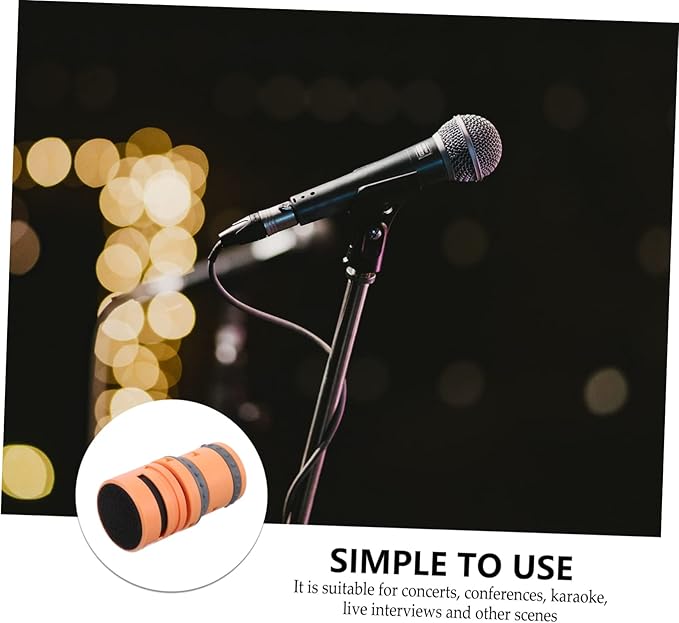 Toyvian 3pcs Cardioid Dynamic Microphone Capsule High-Fidelity Handheld Mic Replacement for Live Performance Speech and Streaming and Easy to Install Microphone Component