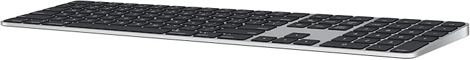 Apple Magic Keyboard with Touch ID and Numeric Keypad (for Mac Computers Silicon) - US English - Black Keys (Renewed)