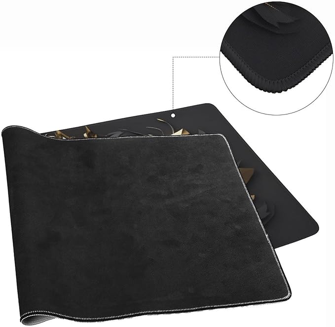 Majestic Lion Desk Mat Desk Pad Large Mouse Pad Anti-Slip Big Mousepad with Stitched Edges Computer Mouse Pads for Gaming Home Office Work 16x36
