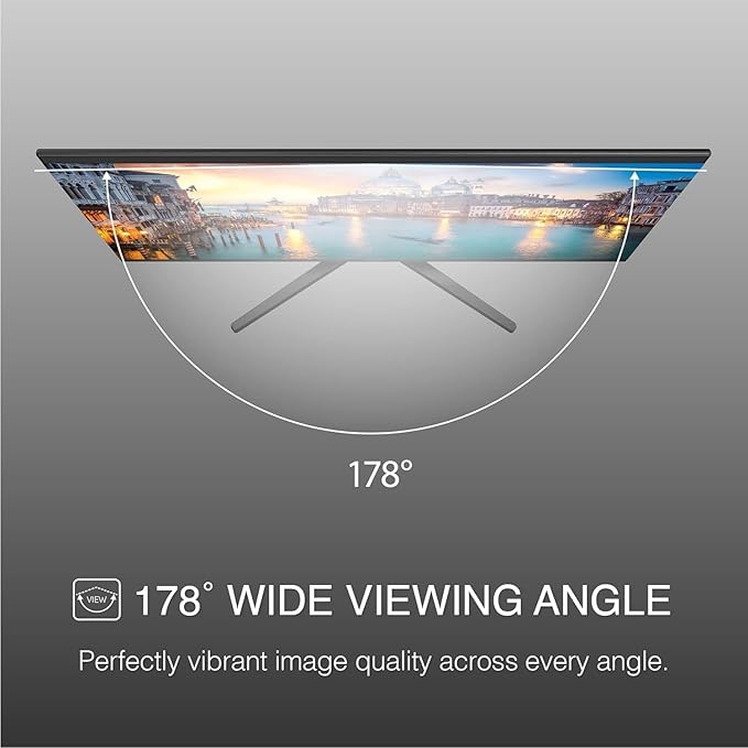 Packard Bell AirFrame 24  FHD Monitor 1920x1080 Ultrawide VESA Mount Tilt Adjust HDMI/VGA Slim Bezel for Home Office and Light Gaming - 2 Pack