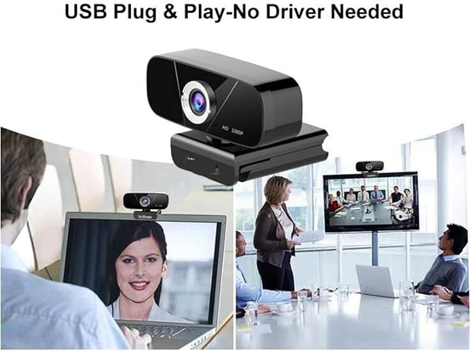 SH003 Mini PC USB Webcam 2.0 MP Desktop Laptop Video Camera with Microphone USB with Microphone USB Plug Play for Business Meetings