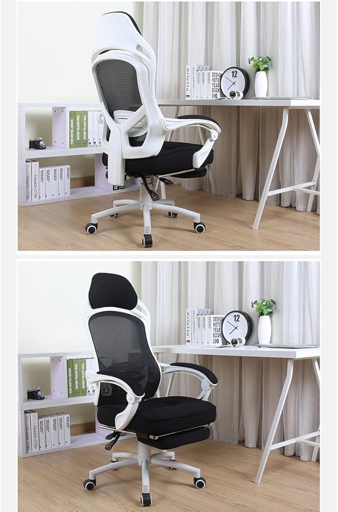 Office Chair Gaming Chair Computer Chair Gaming Chair Office Computer Chairs Swivel Boss Seat Household Reclining Chair (Color : Black Size : One Size)