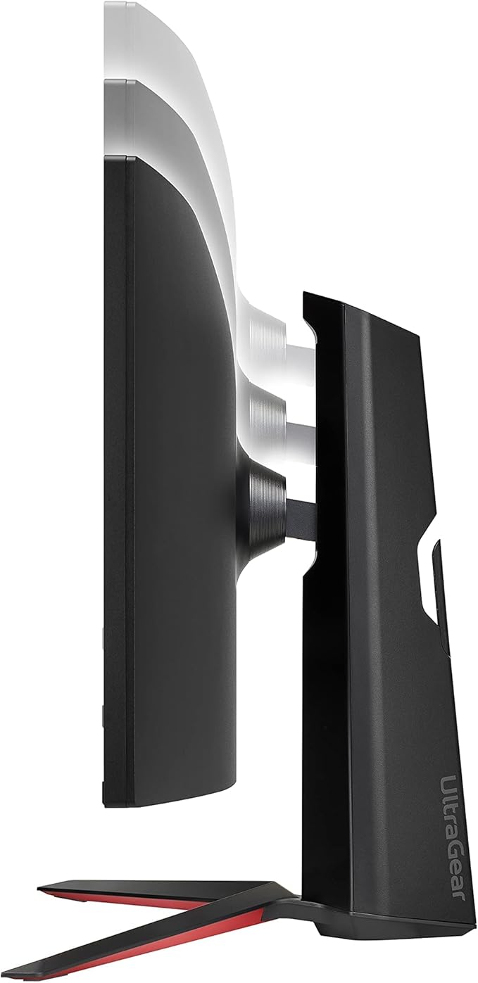 LG 34GP63A-B Ultragear 34 Curved QHD 3440 x 1440 HDR 10 160Hz Gaming Monitor Black - DisplayPort and HDMI AMD FreeSync Premium Tilt/Height Adjustable Stand WEPGPY