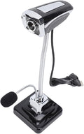 Webcam 360 Degree Rotation Adjustable Focusing Computer Camera with Noise Cancelling Mic Plug and Play for Video Calling Conferencing with 640 x 480 Pixels USB Interface