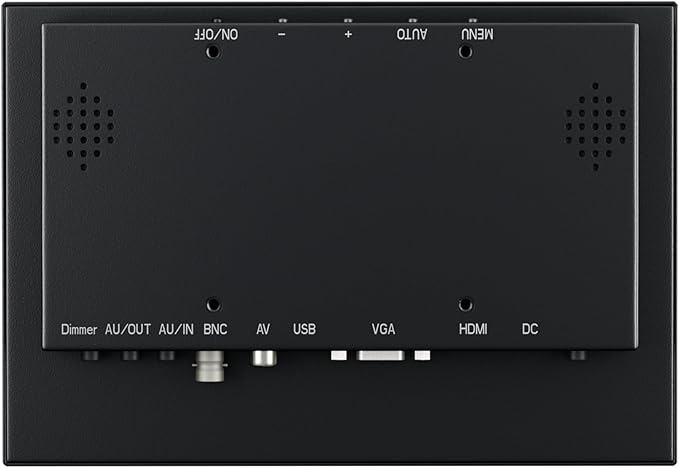 Beetronics 8-Inch Full HD IPS Monitor - Professional Industrial-Grade Display | HDMI VGA BNC RCA Inputs | Durable Metal Housing Matte Screen 24/7 Continuous Operation Wide Viewing Angle - 8HD7M