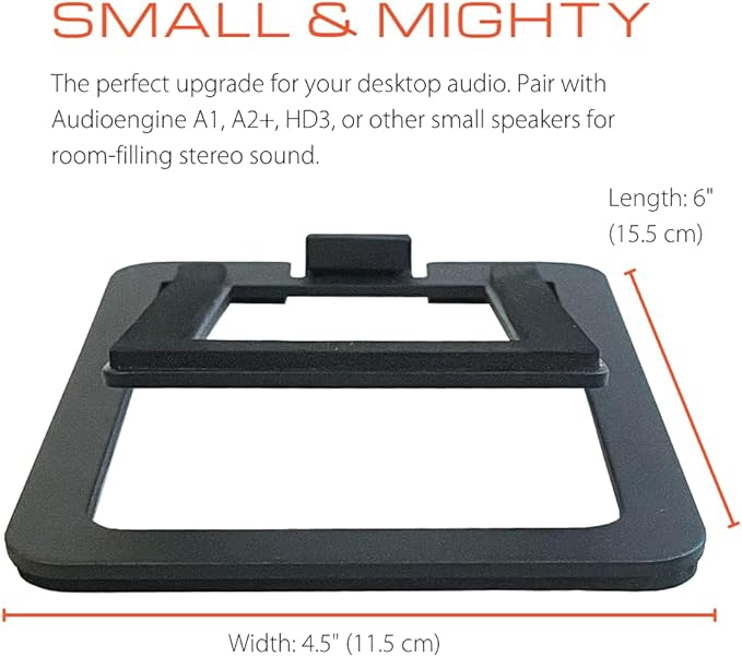 Audioengine A2 White Bluetooth Speakers and DS1M Metal Stands