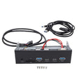 USB3.2 GEN1 Front Panel Hub 5.25 Inch Optical Drive Panel with 2 USB Type C Ports Headphone Jack for 7 8 10 11 2003 OS X Systems