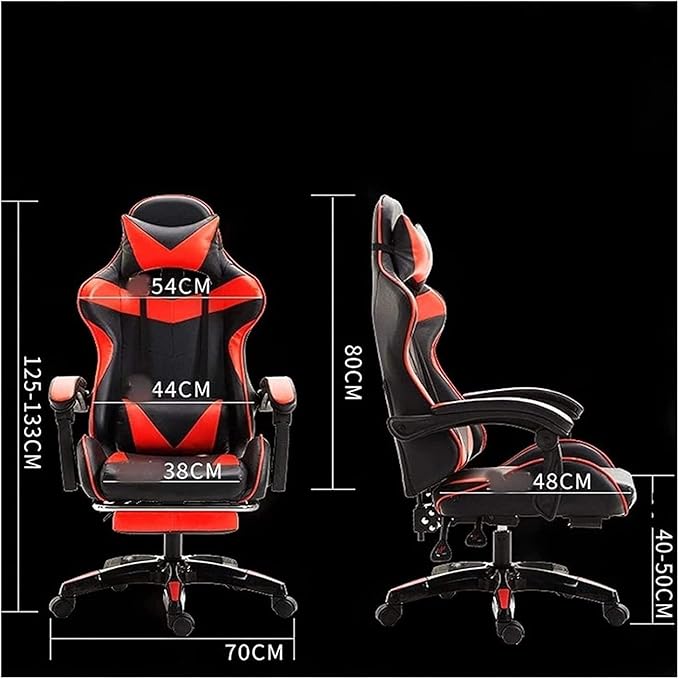 Office Boss Chair Computer Chair Home Gaming Chair Reclining Anchor Gaming Chair Office Chair Gaming Chair (Size:MediumColor:White)