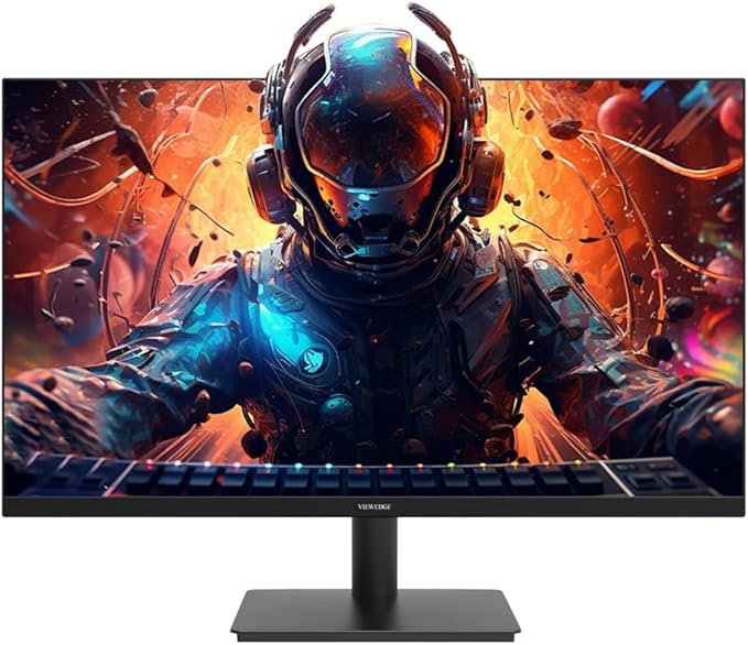 Viewedge Gaming Monitor 27 inch 240Hz 1ms FHD (1920x1080p) Computer Monitor 110% sRGB HDR10 HDMI x 2 &amp DP x 2 Port Built-in Speakers Support Freesync and Wall Mount