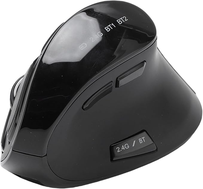 Zopsc Ergonomic Mouse Bluetooth 2.4G Double Mode DPI 1000 1600 2400 Ergonomic Vertical Mouse with Silent Click for Laptop PC Desktop