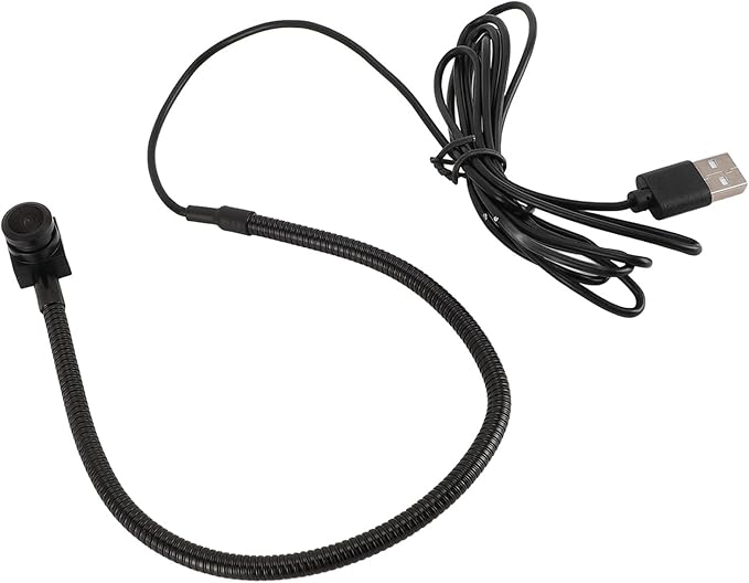 1080P Center Webcam with Fixed Center 8MP FHD Image Built in Microphone Plug and Play for Video Conference