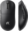 MCHOSE A7 V2 Ultra Wireless Gaming Mouse for Esports 59 g PAW3950 TI 42K DPI TOPSPEED Dual 8K Polling Rate 130 Hour Battery Life PC/Mac Black