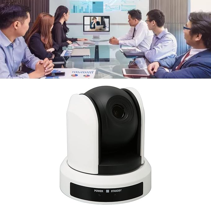 PTZ Conference Camera Conference Room Camera System USB HD 1080P 2.19MP 3X Fixed Focus Video Conference Camera for Business Meeting 100‑240V(U.S. Plug)
