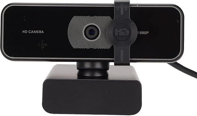 Webcam C 1080p USB Webcam with Rotatable 360° ible Stand Plug and Play PC C for Win10 Win7 Built in Phone